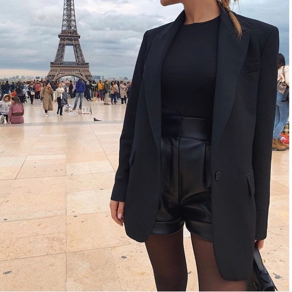 Black Oversized Blazers